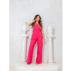 Jardineira Wide Leg Com Bolso Atacado Feminina Revanche Diffa Pink