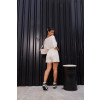 Conjunto Listrado Blusa Ampla e Shorts Atacado Feminino Revanche Ocara Mescla