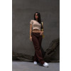 Blusa Cropped Canelado Atacado Feminina Revanche Gibara Caqui