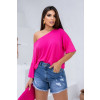 Blusa ampla texturizada atacado feminina Revanche Sevilha Pink