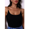 Blusa Básica Alcinha Corrente Atacado Feminina Revanche Dumbria Preto