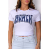 Camiseta Estampada Word Women Atacado Revanche Lagunillas Branco