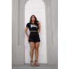 Camiseta Estampada Word Women Atacado Revanche Lagunillas Preto