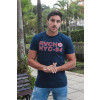 Camiseta Silkada Atacado Masculina Revanche Vince Azul Marinho