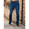 Calça jeans reta atacado masculina Revanche Velenje Azul