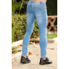 Calça Jeans Skinny Com Elastano Atacado Masculina Revanche Seixo