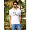Camiseta Bordado Atacado Masculino Revanche Betim Branco