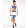 Bermuda Jeans Atacado Barra Dobrada Masculina Revanche Lomé Look