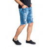 Bermuda Jeans Atacado Destroyed Masculina Revanche Louisville Lateral