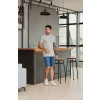 Bermuda Jeans Atacado Masculina Revanche Buritis Azul