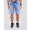 Bermuda Jeans Atacado Masculina Revanche Coréia do Norte Azul Frente