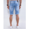 Bermuda Jeans Atacado Masculina Revanche Coréia do Sul Azul Costas