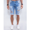 Bermuda Jeans Atacado Masculina Revanche Coréia do Sul Azul Frente