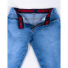 Bermuda Jeans Atacado Masculina Revanche Damião Azul Detalhe Cós