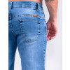 Bermuda Jeans Atacado Masculina Revanche Damião Azul Detalhe Costas
