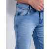 Bermuda Jeans Atacado Masculina Revanche Diego Azul Detalhe Bolso Lateral