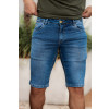 Bermuda Jeans Básica Bordada Atacado Masculina Revanche Belmonte