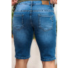 Bermuda Jeans Básica Bordada Atacado Masculina Revanche Belmonte