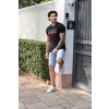 Bermuda Jeans Com Elástano Atacado Masculina Revanche Odense Azul
