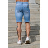 Bermuda Jeans Com Elastano Atacado Masculina Revanche Burien Azul