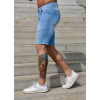 Bermuda Jeans Com Elastano Atacado Masculina Revanche Burien