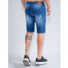 Bermuda Jeans Atacado Masculina Revanche Facundes Azul Costas