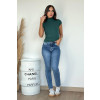 Blusa Gola Alta Atacado Feminino Revanche Bonônia Verde Pinho