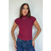 Blusa Gola Alta Atacado Feminino Revanche Bonônia Vinho