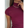 Blusa Gola Alta Atacado Feminino Revanche Bonônia Vinho
