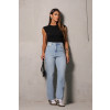Blusa Franzida Atacado Feminina Revanche Livadiá Preto