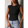 Blusa Franzida Atacado Feminina Revanche Livadiá Preto