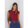 Blusa Franzida Atacado Feminina Revanche Livadiá Vinho