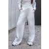 Calça Wide Leg Recorte Lateral Atacado Feminino Revanche Colossas Marfim