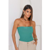 Blusa Tomara Que Caia Tricot Com Zíper Atacado Feminino Revanche Roseta Verde Médio