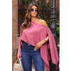 Blusa Ampla Manga Flutuante Atacado Feminina Revanche Laranda Malva