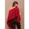 Blusa Ampla Manga Flutuante Atacado Feminina Revanche Laranda Marsala