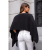 Blusa Ampla Manga Flutuante Atacado Feminina Revanche Laranda Preto