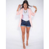 Blazer Atacado Max Feminino Revanche Berna Rosa Costas