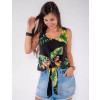 Blusa Atacado Alcinha Feminina Revanche Chantilly Preto