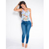 Blusa Atacado Alcinha Feminina Revanche Lisieux Azul Claro Look