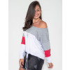 Blusa Atacado Ampla com Recorte Feminina Revanche Iemen Mescla Frente