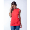 Blusa Atacado com Abertura nas Costas Feminina Revanche Proença Coral