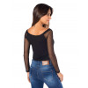 Blusa Atacado Cropped Feminino Revanche Tucson Preto Costas