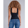 Blusa Atacado Feminina Revanche Heyde Preto Costas