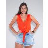 Blusa Atacado Feminina Revanche Madie Laranja Frente