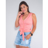 Blusa Atacado Feminina Revanche Madie Rosa Claro Frente