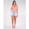 Blusa Atacado Feminina Revanche Madie Salmão Look