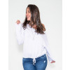 Blusa Atacado Laço Manga Longa Revanche Macedônia Branco Lateral