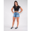 Blusa Atacado Renda Feminina Revanche Madalene Preto Look