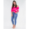 Blusa Atacado Tie Dye Feminina Revanche Bielorrússia Rosa Look